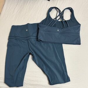 CRZ YOGA Women's Blue Activewear Set